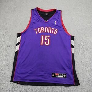 Vintage Toronto Raptors Jersey Mens 3XL Purple NBA Basketball Nike Carter 2000s